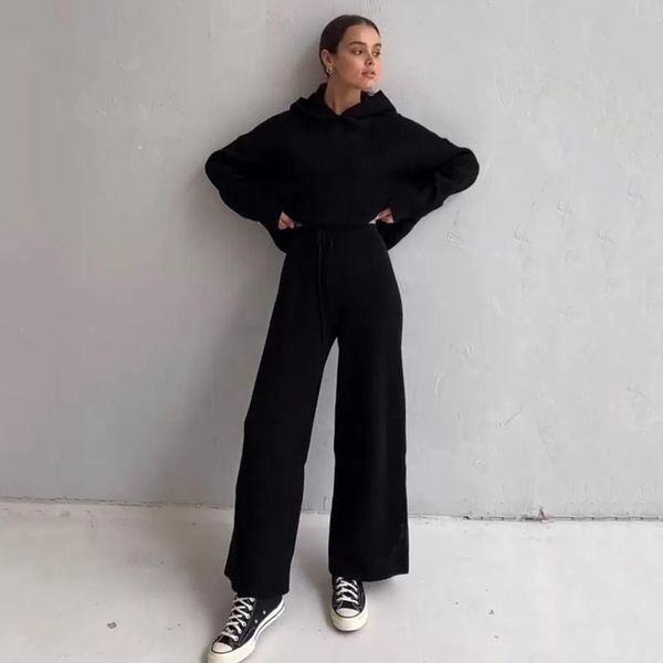 est fashion woman 2 piece pants set long sleeve loose jacket high waist women's two, White
est fashion woman 2 piece pants set long sleeve loose jacket high waist women's two, White