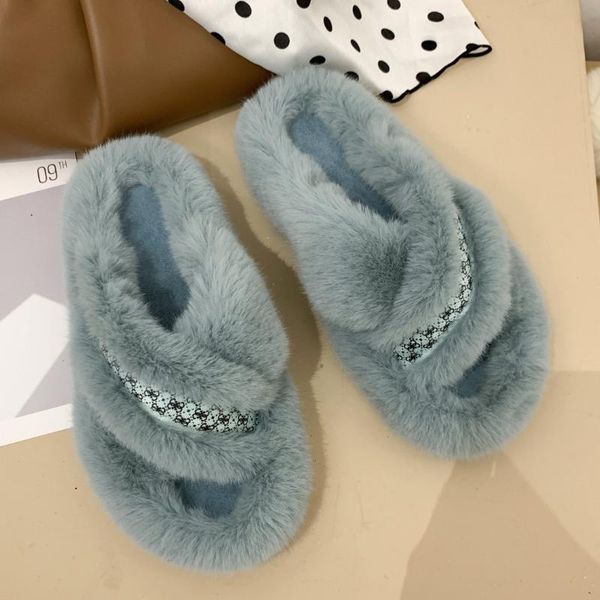slippers women fluffy house cozy faux fur cross floor indoor slides female slip on furry flip flops warm shoes home, Black
slippers women fluffy house cozy faux fur cross floor indoor slides female slip on furry flip flops warm shoes home, Black