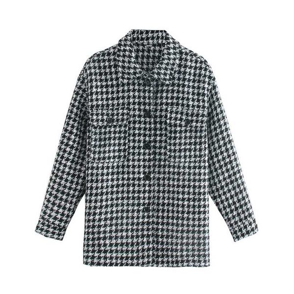 evfer women streetwear black plaid loose autumn outwear jackets female fashion single breasted houndstooth thick coat jacket 211014, Black;brown
evfer women streetwear black plaid loose autumn outwear jackets female fashion single breasted houndstooth thick coat jacket 211014, Black;brown