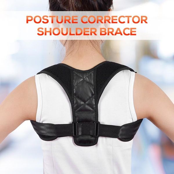 neoprene posture corrector adjustable shoulder upper back fixer clavicle brace support belt men women, Black;blue
neoprene posture corrector adjustable shoulder upper back fixer clavicle brace support belt men women, Black;blue