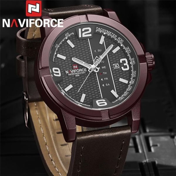 wristwatches naviforce men wristwatch sport military waterproof man watch army auto date week coffee quartz male clock 9177, Slivery;brown
wristwatches naviforce men wristwatch sport military waterproof man watch army auto date week coffee quartz male clock 9177, Slivery;brown