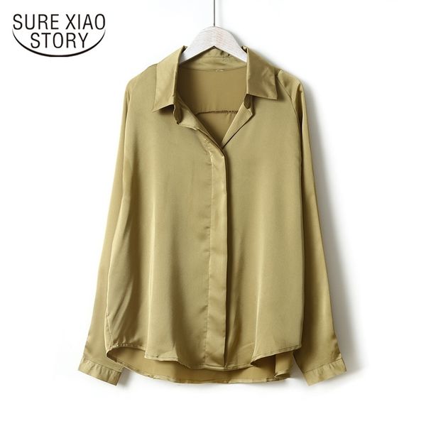 fashion clothing autumn korean vintage women shirt blusas mujer de moda solid elegant long sleeve office silk 6717 50 210417, White
fashion clothing autumn korean vintage women shirt blusas mujer de moda solid elegant long sleeve office silk 6717 50 210417, White