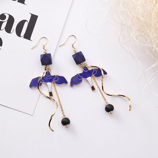 colorful enamel birds swallows long earrings korean trendy girls hearts s shaped curve geometry wooden hook ear jewelry w3302 dangle & chand, Silver
colorful enamel birds swallows long earrings korean trendy girls hearts s shaped curve geometry wooden hook ear jewelry w3302 dangle & chand, Silver