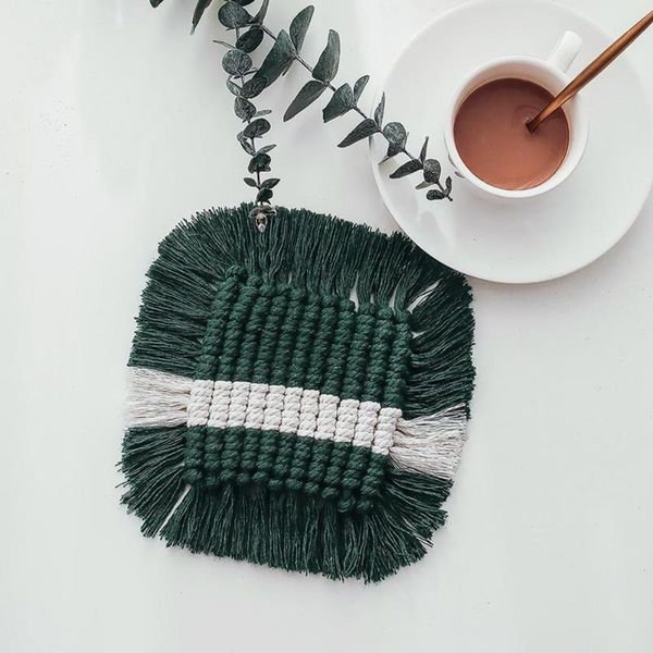 mats & pads woven macrame color block square cotton tablecloth cushion mat for decor
mats & pads woven macrame color block square cotton tablecloth cushion mat for decor