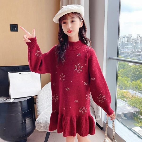 pullover girls' long sleeved knitted princess fishtail dress 2021 autumn winter sweater age 12 to 14 years old retail, Blue
pullover girls' long sleeved knitted princess fishtail dress 2021 autumn winter sweater age 12 to 14 years old retail, Blue