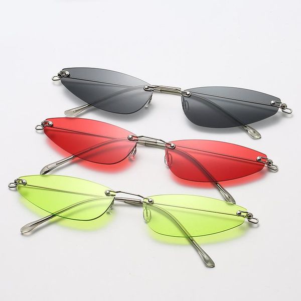 sunglasses cat eye women trendy sun glasses woman rimless uv400 small box outdoor shade eyewear travel zonnebril dames, White;black
sunglasses cat eye women trendy sun glasses woman rimless uv400 small box outdoor shade eyewear travel zonnebril dames, White;black
