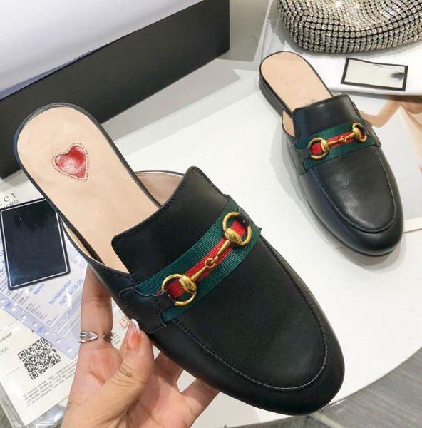 classic 2021 designer dress shoes genuine leather slippers cowhide horse buckle classic style fashion versatile brand, Black
classic 2021 designer dress shoes genuine leather slippers cowhide horse buckle classic style fashion versatile brand, Black