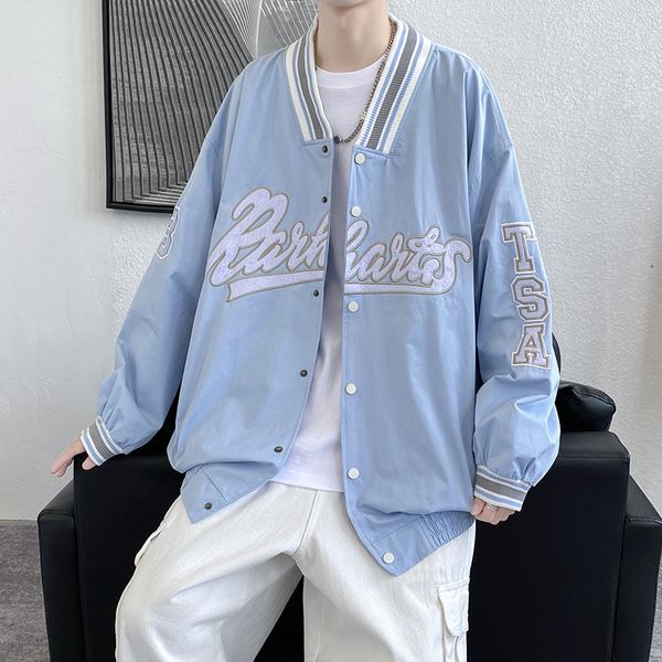 2021 baseball suit men's ins trend loose korean spring and autumn hip hop embroidered et, Black;brown
2021 baseball suit men's ins trend loose korean spring and autumn hip hop embroidered et, Black;brown