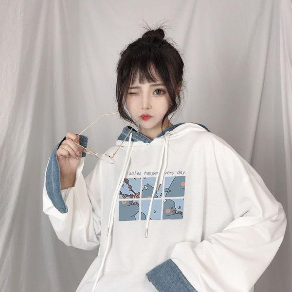 women's hoodies & sweatshirts autumn and winter sweater women korean style trendy loose ins lazy fake two-piece thin 2021 wild student, Black
women's hoodies & sweatshirts autumn and winter sweater women korean style trendy loose ins lazy fake two-piece thin 2021 wild student, Black
