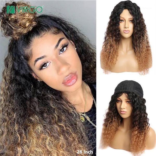 virgo hair high density machine made curly blonde highlight human wig natural long black ombre color remy1, Black;brown
virgo hair high density machine made curly blonde highlight human wig natural long black ombre color remy1, Black;brown