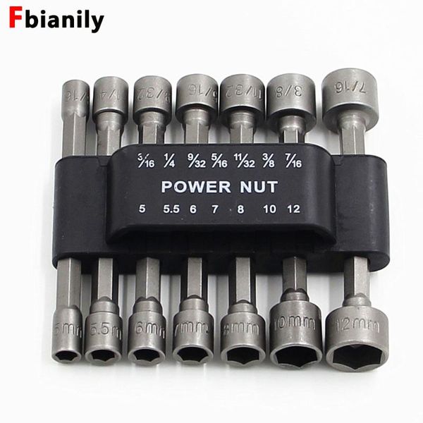 14pcs 5-12mm hexagon nut driver drill bit socket screwdriver powerful wrench adapter for electric handle tool professional hand sets
14pcs 5-12mm hexagon nut driver drill bit socket screwdriver powerful wrench adapter for electric handle tool professional hand sets