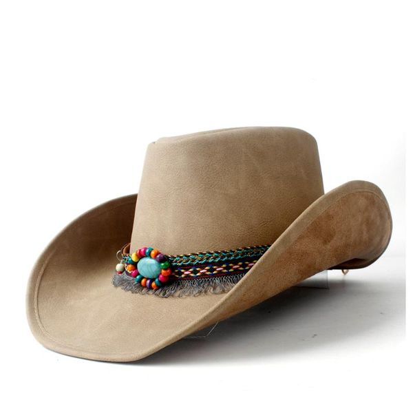 cloches 2021 natural leather cowboy hat women men hats for lady tassel winter western sombrero, Blue;gray
cloches 2021 natural leather cowboy hat women men hats for lady tassel winter western sombrero, Blue;gray