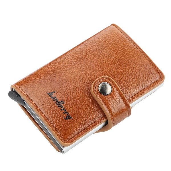 card holders man purse cortex magnetic rfid copy automatically play anti-theft aluminum shell package, Brown;gray
card holders man purse cortex magnetic rfid copy automatically play anti-theft aluminum shell package, Brown;gray