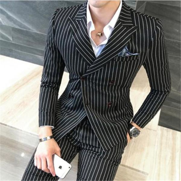 men's suits & blazers size s-5xl ( jacket + vest +pants) mens double-breasted suit fashion striped groom wedding dress / men casual bus, White;black
men's suits & blazers size s-5xl ( jacket + vest +pants) mens double-breasted suit fashion striped groom wedding dress / men casual bus, White;black