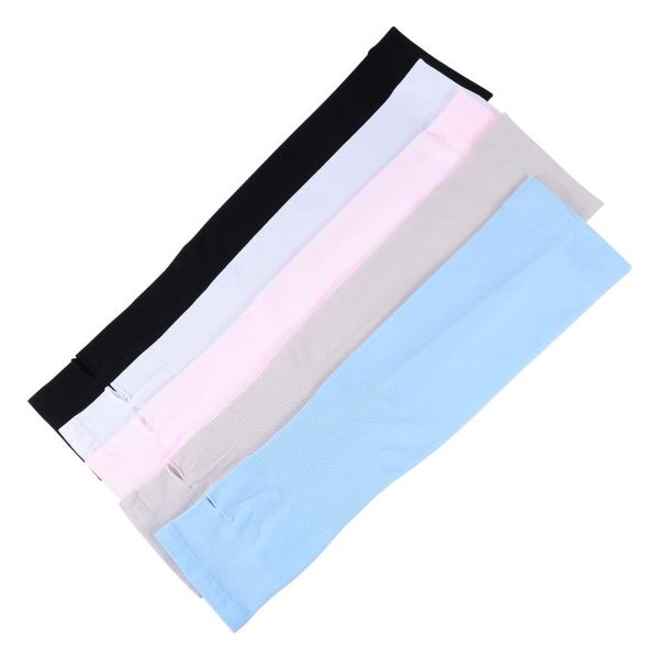 pairs summer cooling sleeves sun protection uv arm elbow & knee pads, Black;gray
pairs summer cooling sleeves sun protection uv arm elbow & knee pads, Black;gray