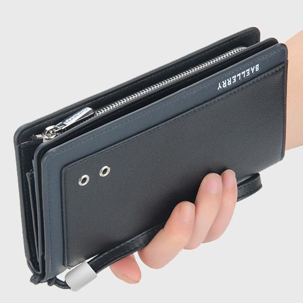 wallets men pu leatherlong wallet with zipper business holder big capacity male money purse card, Red;black
wallets men pu leatherlong wallet with zipper business holder big capacity male money purse card, Red;black