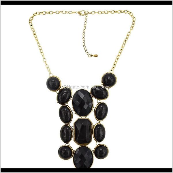 chokers necklaces & pendants jewelry drop delivery 2021 choker bib necklace vintage style 5 colors resin gem statement symmetrical geometry, Golden;silver
chokers necklaces & pendants jewelry drop delivery 2021 choker bib necklace vintage style 5 colors resin gem statement symmetrical geometry, Golden;silver