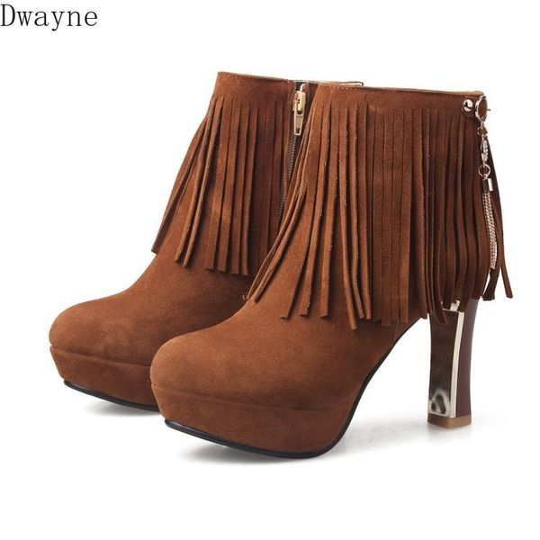 boots 2021 autumn and winter matte leather women's high-heeled tassel round head, Black
boots 2021 autumn and winter matte leather women's high-heeled tassel round head, Black