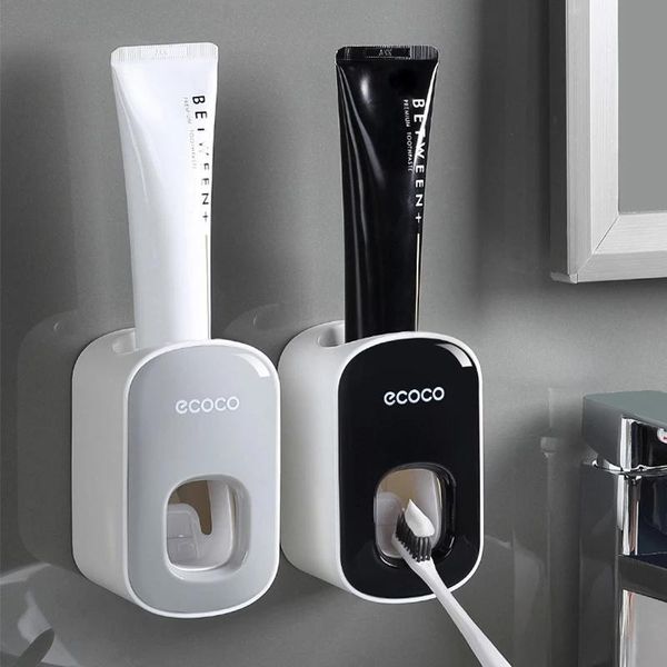 wall mount dust-proof automatic toothpaste dispenser squeezer tube toothbrush holder tool bathroom accessory holders
wall mount dust-proof automatic toothpaste dispenser squeezer tube toothbrush holder tool bathroom accessory holders