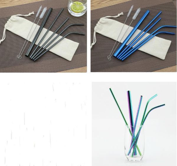 drinking straws 7pcs/set reusable 304 stainless steel straw metal with cleaner brush for 20 oz/30 oz tumbler mug sn604
drinking straws 7pcs/set reusable 304 stainless steel straw metal with cleaner brush for 20 oz/30 oz tumbler mug sn604