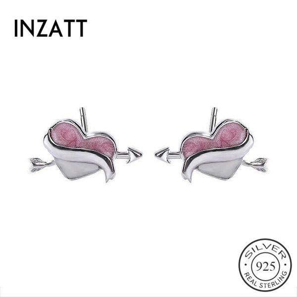 other inzareal 925 sterling silver pink heart stud earrings for fashion women party minimalist fine jewelry cute 2021 accessories, Golden;silver
other inzareal 925 sterling silver pink heart stud earrings for fashion women party minimalist fine jewelry cute 2021 accessories, Golden;silver