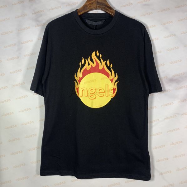21 spring summer angels tee sanskrit printed short-sleeved flame smiley letter pattern men and women t-shirt, White;black
21 spring summer angels tee sanskrit printed short-sleeved flame smiley letter pattern men and women t-shirt, White;black
