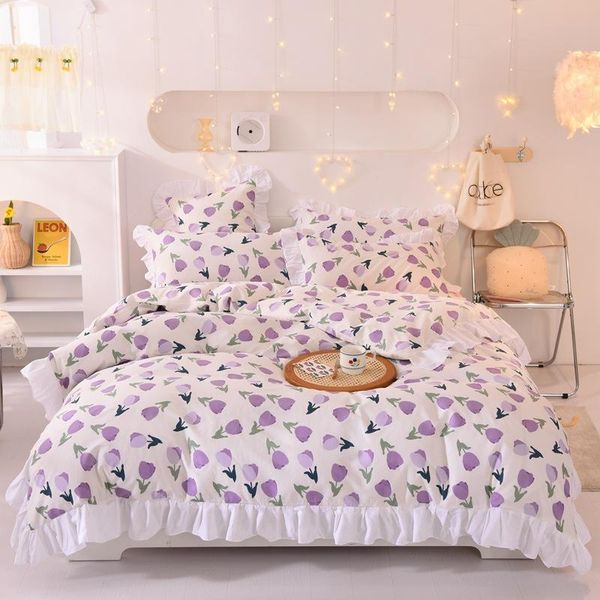 bedding sets tulips printed lace pure cotton duvet quilt cover pillow case bed sheet soft breathable double king set oceania
bedding sets tulips printed lace pure cotton duvet quilt cover pillow case bed sheet soft breathable double king set oceania