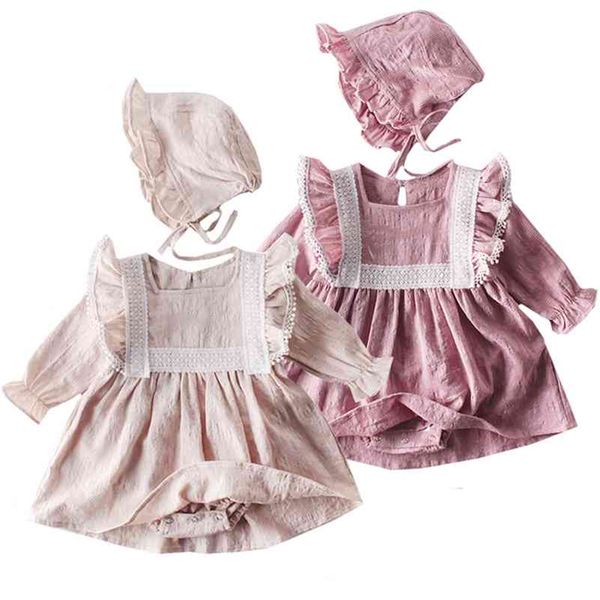 girls spring romper girl long sleeve infant born baby lace princess birthday party clothes 210417, White
girls spring romper girl long sleeve infant born baby lace princess birthday party clothes 210417, White