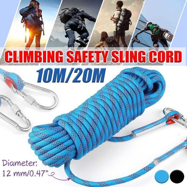 cords, slings and webbing 12mm 10/20m professional rock climbing cord outdoor hiking rope high strength safety sling rappelling equipment to
cords, slings and webbing 12mm 10/20m professional rock climbing cord outdoor hiking rope high strength safety sling rappelling equipment to