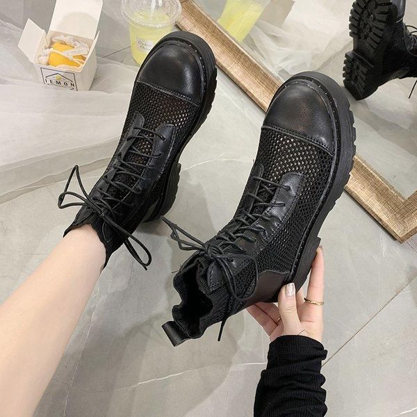 solid black leather boots female breath hollow women shoes woman lace up zipper ankle motorcycle plus size
solid black leather boots female breath hollow women shoes woman lace up zipper ankle motorcycle plus size