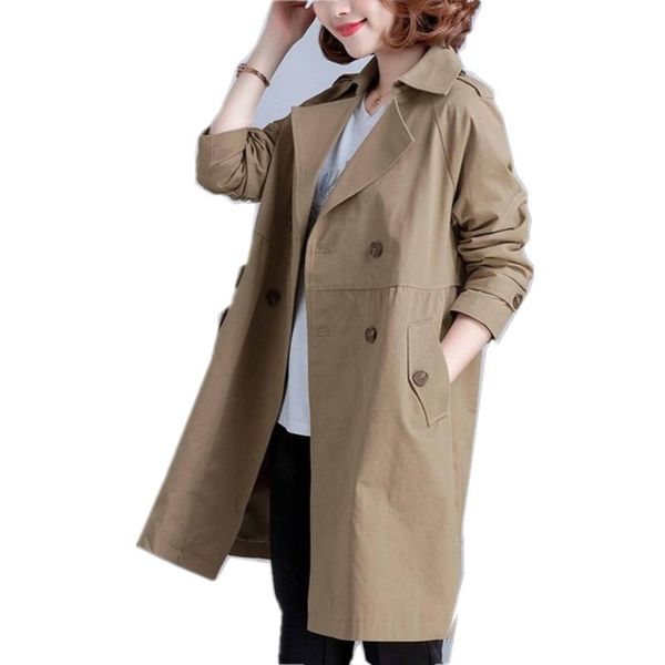 women's trench coats 2021 women coat solid color windbreaker spring autumn small loose medium length overcoat leisure plus size 4xl, Tan;black
women's trench coats 2021 women coat solid color windbreaker spring autumn small loose medium length overcoat leisure plus size 4xl, Tan;black