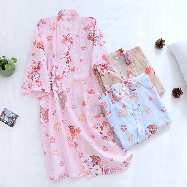 women's sleepwear japanese kimono bathrobe nightdress summer and autumn cotton gauze long-sleeved home service sauna clothes robe ladie, Black;red
women's sleepwear japanese kimono bathrobe nightdress summer and autumn cotton gauze long-sleeved home service sauna clothes robe ladie, Black;red