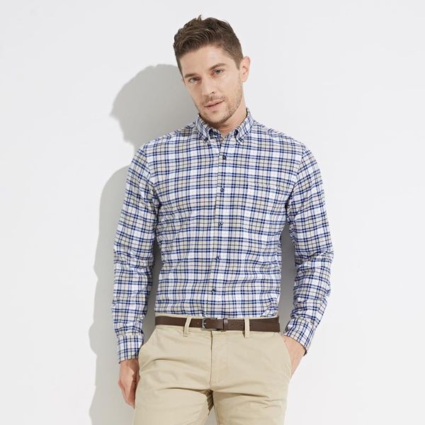 men's casual shirts shirt long-sleeved slim-fit pure cotton business flannel brushed plaid, White;black
men's casual shirts shirt long-sleeved slim-fit pure cotton business flannel brushed plaid, White;black