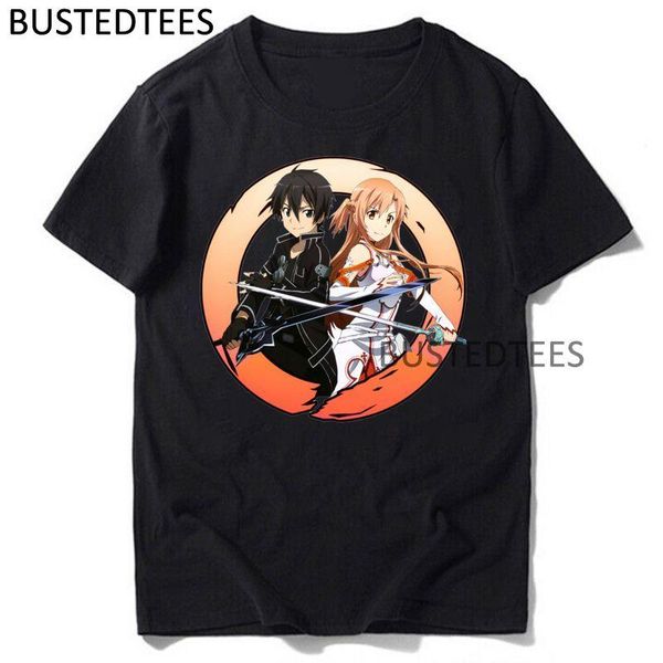 men's t-shirts anime men kirito and asuna sword art online harajuku fashion 90s funny grunge casual summer short sleeve tees, White;black
men's t-shirts anime men kirito and asuna sword art online harajuku fashion 90s funny grunge casual summer short sleeve tees, White;black