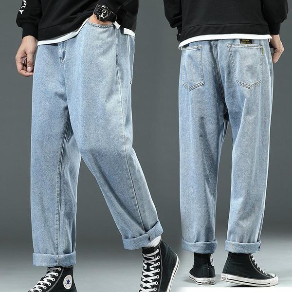 men's jeans oversized 28-46 loose denim men old pants large size straight casual brand daily fashion soft, Blue
men's jeans oversized 28-46 loose denim men old pants large size straight casual brand daily fashion soft, Blue