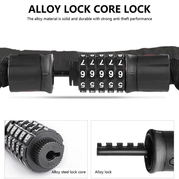 bike locks bicycle chain lock 5 digit safety anti-theft password for motorcycles motorbike generator gates scooter
bike locks bicycle chain lock 5 digit safety anti-theft password for motorcycles motorbike generator gates scooter
