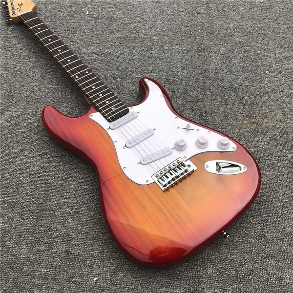 white guard board electic guitar tomato scrambled egg color, high gloss 6-string french tung body electric guitar
white guard board electic guitar tomato scrambled egg color, high gloss 6-string french tung body electric guitar