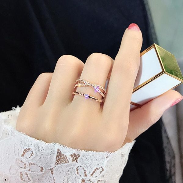 cluster rings chic stackable layered cross crystal zircon diamonds gemstones for women rose gold color jewelry accessories party gifts, Golden;silver
cluster rings chic stackable layered cross crystal zircon diamonds gemstones for women rose gold color jewelry accessories party gifts, Golden;silver