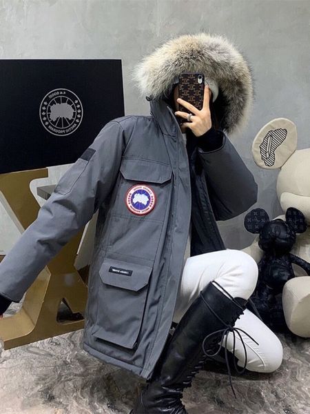 flagship store canada style down jacket women's expedition medium and long parka men's graphite gray black label
flagship store canada style down jacket women's expedition medium and long parka men's graphite gray black label