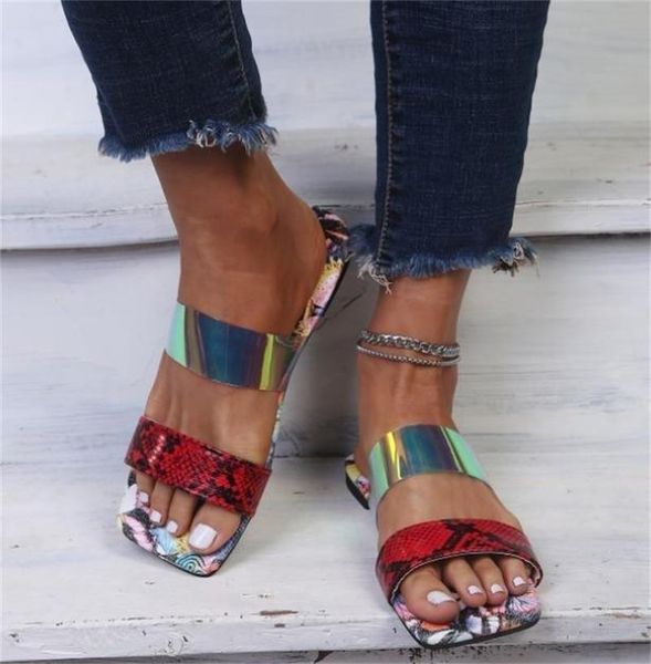 slippers 2021 women's shoes fashion casual color matching pu python print bottom simple open-toed comfortable sandals km111, Black
slippers 2021 women's shoes fashion casual color matching pu python print bottom simple open-toed comfortable sandals km111, Black