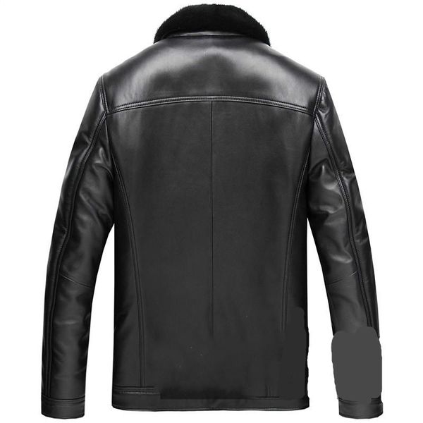 men's leather & faux genuine men sheepskin real coat plus size mens winter jacket casaco sd2052 yy1141, Black
men's leather & faux genuine men sheepskin real coat plus size mens winter jacket casaco sd2052 yy1141, Black
