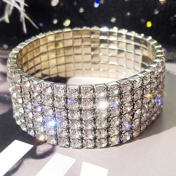 charm bracelets 2.2cm wide bangles for woman jewelry micro paved rhinestone punk rock rose gold female wristband bracelet, Golden;silver
charm bracelets 2.2cm wide bangles for woman jewelry micro paved rhinestone punk rock rose gold female wristband bracelet, Golden;silver