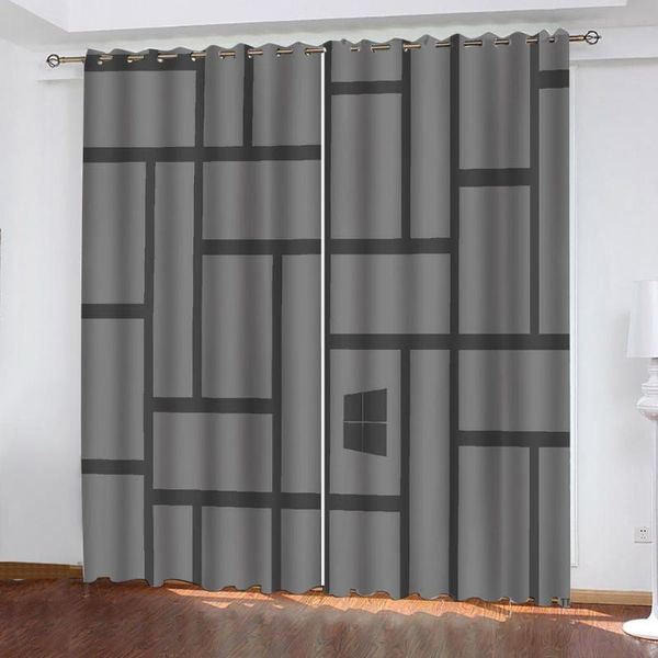 curtain & drapes customized size luxury blackout 3d window curtains for living room gery geometry
curtain & drapes customized size luxury blackout 3d window curtains for living room gery geometry