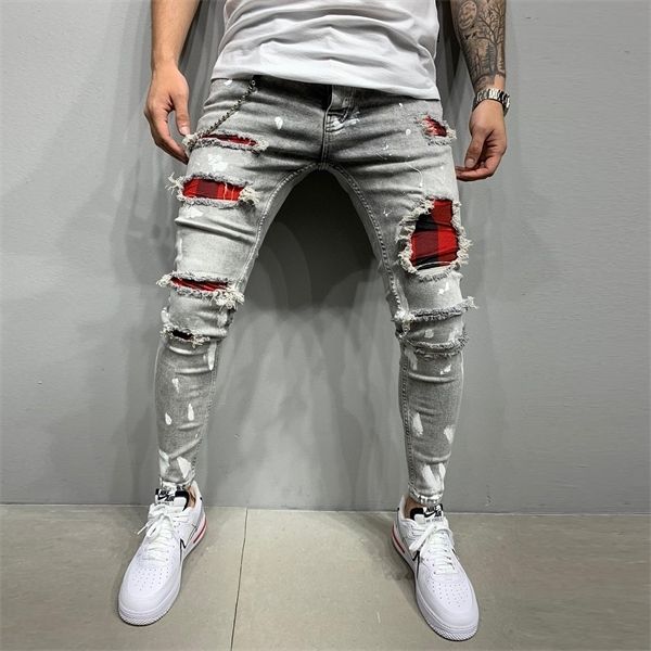 pantalones de hombre jeans for men 2020 autumn new men's self-cultivation feet pants men's paint jeans gray patchwork jeans x0621, Blue
pantalones de hombre jeans for men 2020 autumn new men's self-cultivation feet pants men's paint jeans gray patchwork jeans x0621, Blue