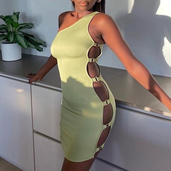 casual dresses omsj solid one-shoulder hollow out bodycon dress women fashion irregular inclined shoulder metal ring clubwear 2021, Black;gray
casual dresses omsj solid one-shoulder hollow out bodycon dress women fashion irregular inclined shoulder metal ring clubwear 2021, Black;gray