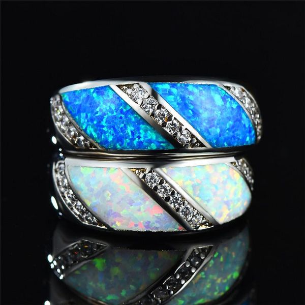wedding rings boho round white blue fire opal for women 925 sterling silver filled zircon charm engagement ring female jewelry, Slivery;golden
wedding rings boho round white blue fire opal for women 925 sterling silver filled zircon charm engagement ring female jewelry, Slivery;golden