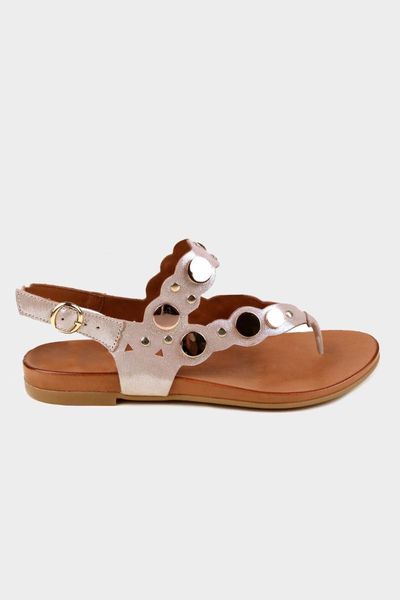 sandals beige silvery genuine leather female accessories, Black