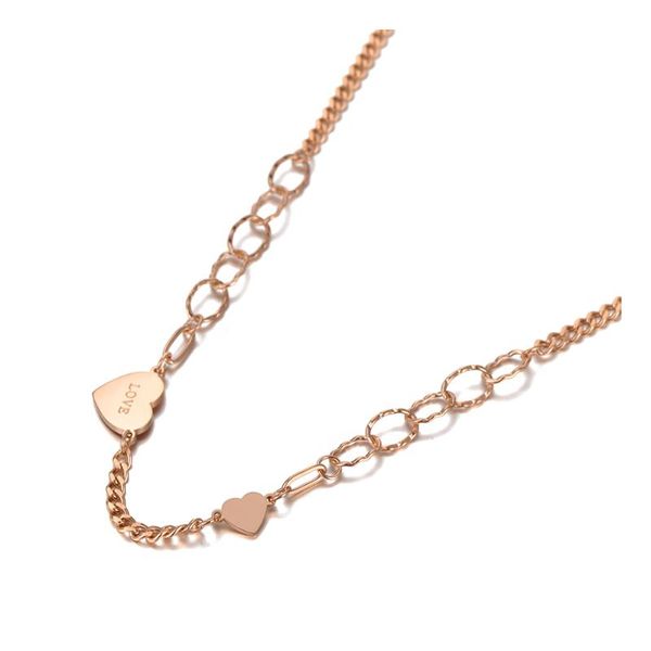 chains bohemia rose gold double heart charm pendant necklaces for women fashion stainless steel link chain necklace n20217, Silver
chains bohemia rose gold double heart charm pendant necklaces for women fashion stainless steel link chain necklace n20217, Silver
