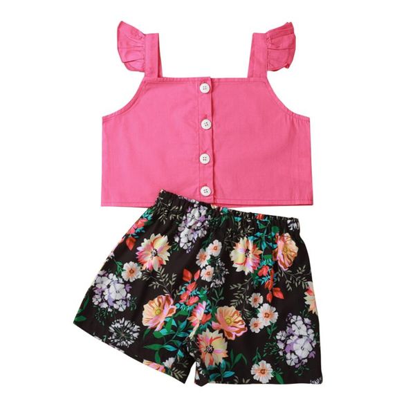 clothing sets kids clothes girls summer short sleeve and flower print shorts 1-6years, White
clothing sets kids clothes girls summer short sleeve and flower print shorts 1-6years, White