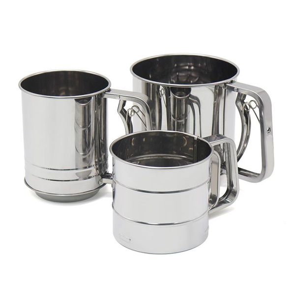 baking & pastry tools cup type stainless steel flour sieve kitchen various powder filter household single layer
baking & pastry tools cup type stainless steel flour sieve kitchen various powder filter household single layer